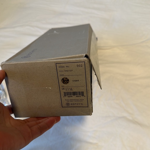 NWT Rothy’s The Point Leopard Flats - Picture 8 of 11